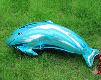 Dolphin Mini Aluminum Party Balloon