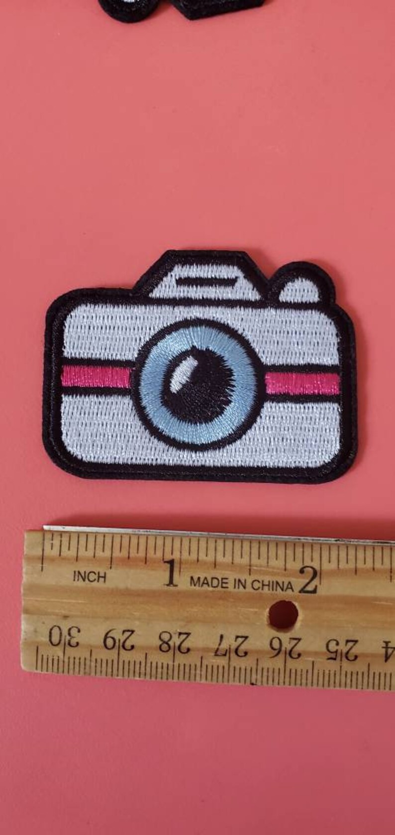Camera Embroidered Iron on Patch - Etsy