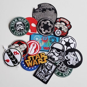 Star Wars Embroidered Iron On Patches Bundle - 10pcs