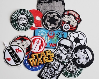 Star Wars Embroidered Iron On Patches Bundle - 10pcs