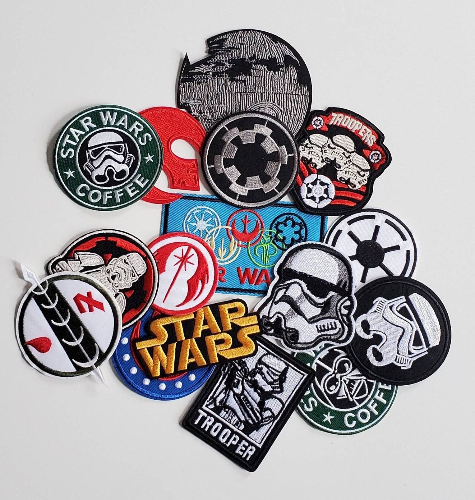 Star Wars Embroidered Iron on Patches Bundle - 10pcs - Etsy