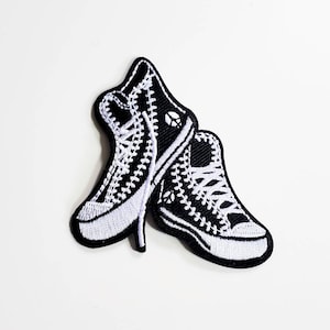 Shoes Sneakers Embroidered Iron On Patch