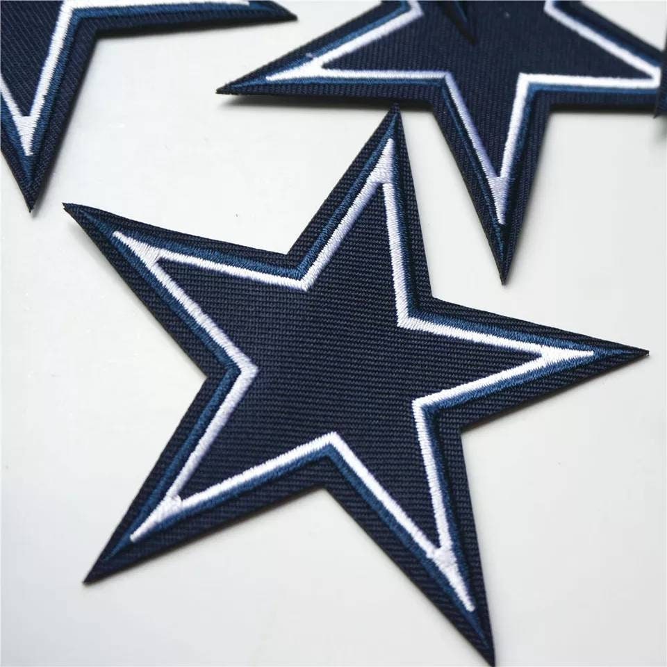 ★RONRON★ STAR PATCH MIXED APPLIQUE BALL CAP NAVY STAR PATCH MIXED APPLIQUE BALL CAP NAVY - RONRON 론론