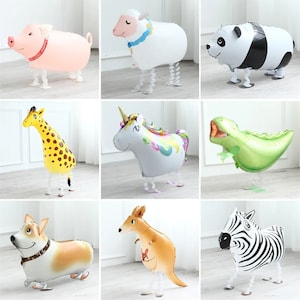 Globo con forma de animal que camina