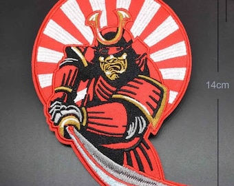 Toppa ricamata da stirare Samurai