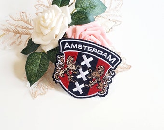 Écusson brodé à repasser Amsterdam Shield