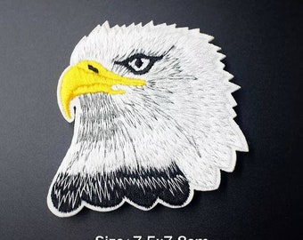 Bald Eagle Embroidered Iron On Patch
