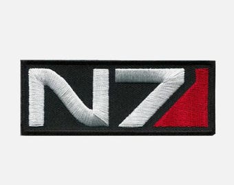 Mass Effect N7 Embroidered Iron On Patches
