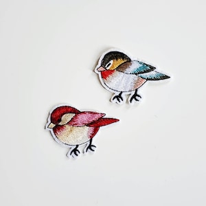 Cute Birds Embroidered Iron On Patch