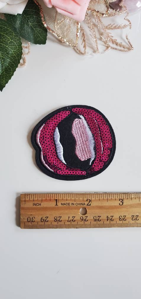 Wendepailletten XL-Patch Aufnäher Applikation Herz Kiss - 5.95 € → Kurzwaren