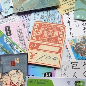 60 adesivi giapponesi, viaggi e cultura per scrapbooking e artigianato
