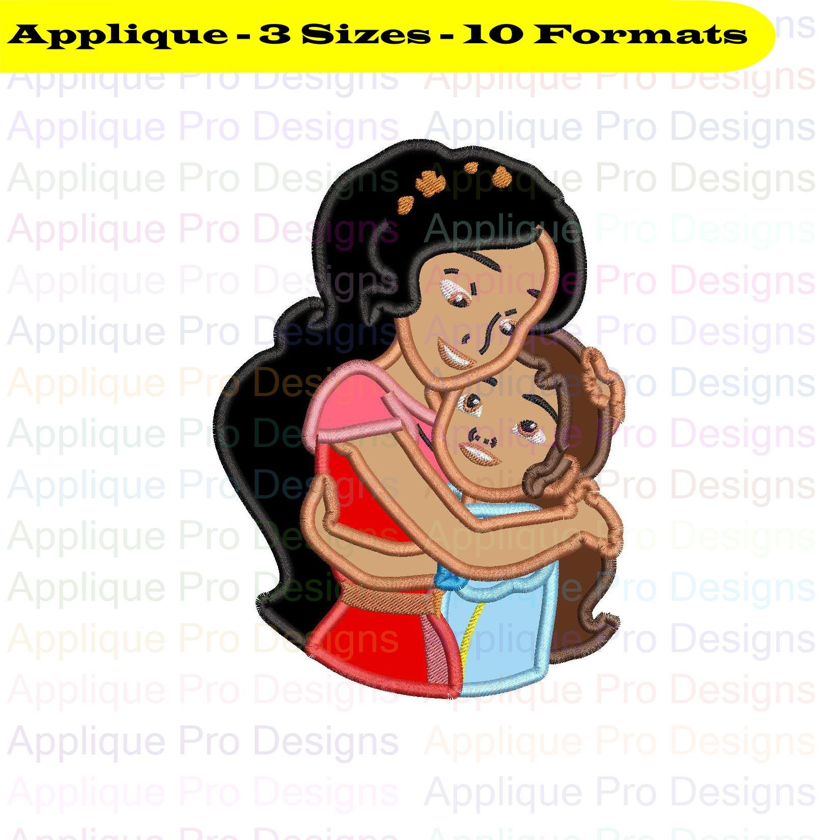 Princess Elena and Sister Isabel Elena of Avalor Applique Etsy