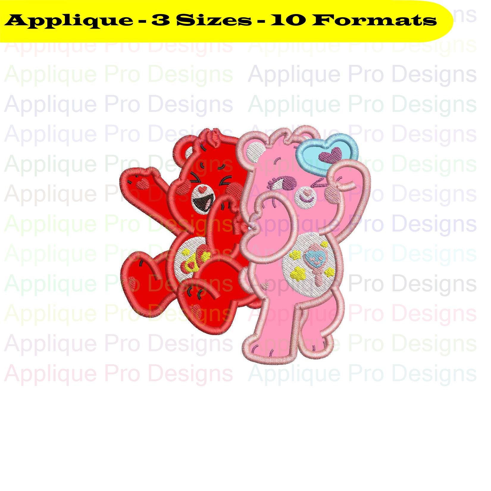 Too Loud Bear and Me Bear Care Bears Applique Design 3 Sizes - Etsy