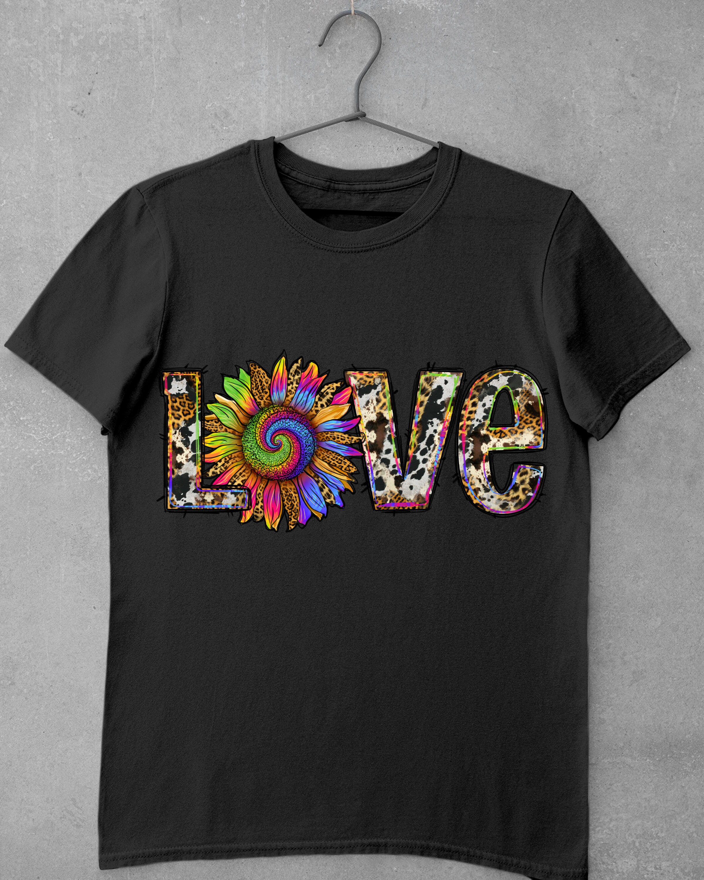 Tie Dye Sunflower Love Png Sublimation Design, Tie Dye Love Png ...