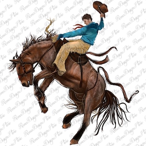 Bronco Rodeo Bucking Horse Cowboy Png Sublimation Design, Bronco Rodeo Png, Bucking Horse Png, Rodeo Cowboy Png, Instant Download