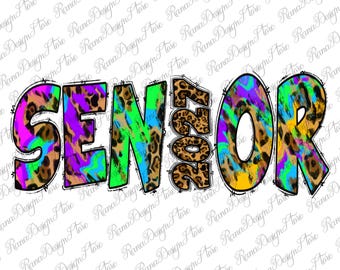 Senior 2027 tie dye leopard png sublimation design download, class of 2027 png, graduation 2027 png, graduate png,sublimate designs download