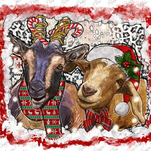 Christmas Goats Distressed Background Png Design, Christmas Goats Png, Christmas Goats Background Png, Xmas Background, Instant Download