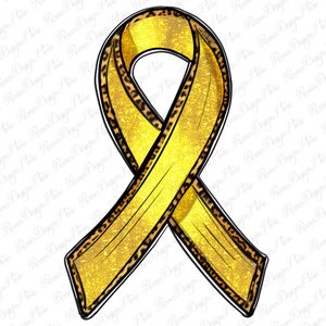 Gold Cancer ribbon png sublimation design download, Cancer Awareness png, Childhood Cancer png, Cancer png, sublimate designs download