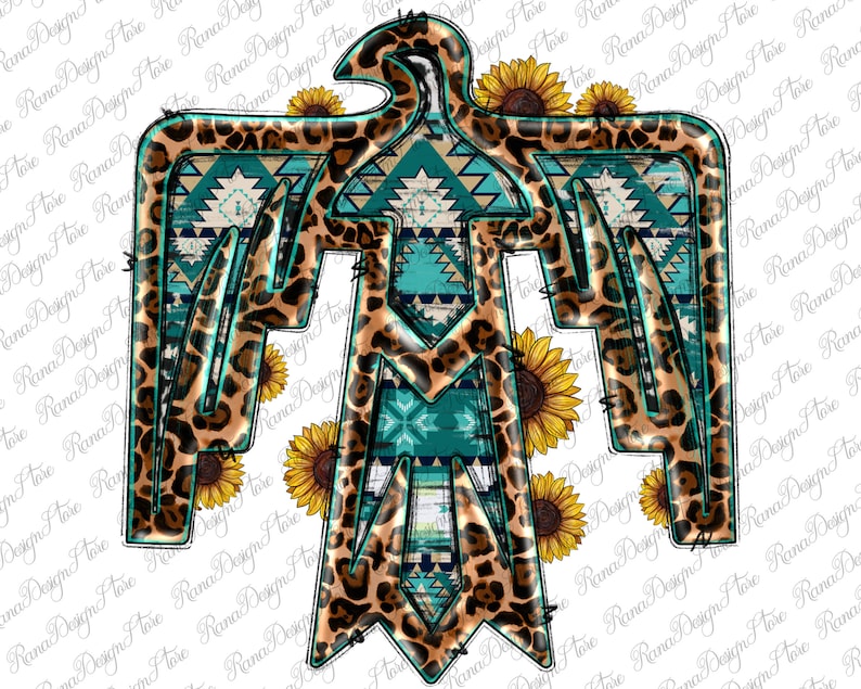 Thunderbird Png Sublimation Design Bundle, Gemstone Thunderbird Png, Turquoise Png, Thunderbird Bundle Png, Gemstone Png, Instant download image 8