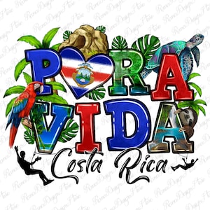 Pura Vida Costa Rica png sublimation design download,Pura Vida Costa Rica png, Costa Rica flag png, sublimate designs download