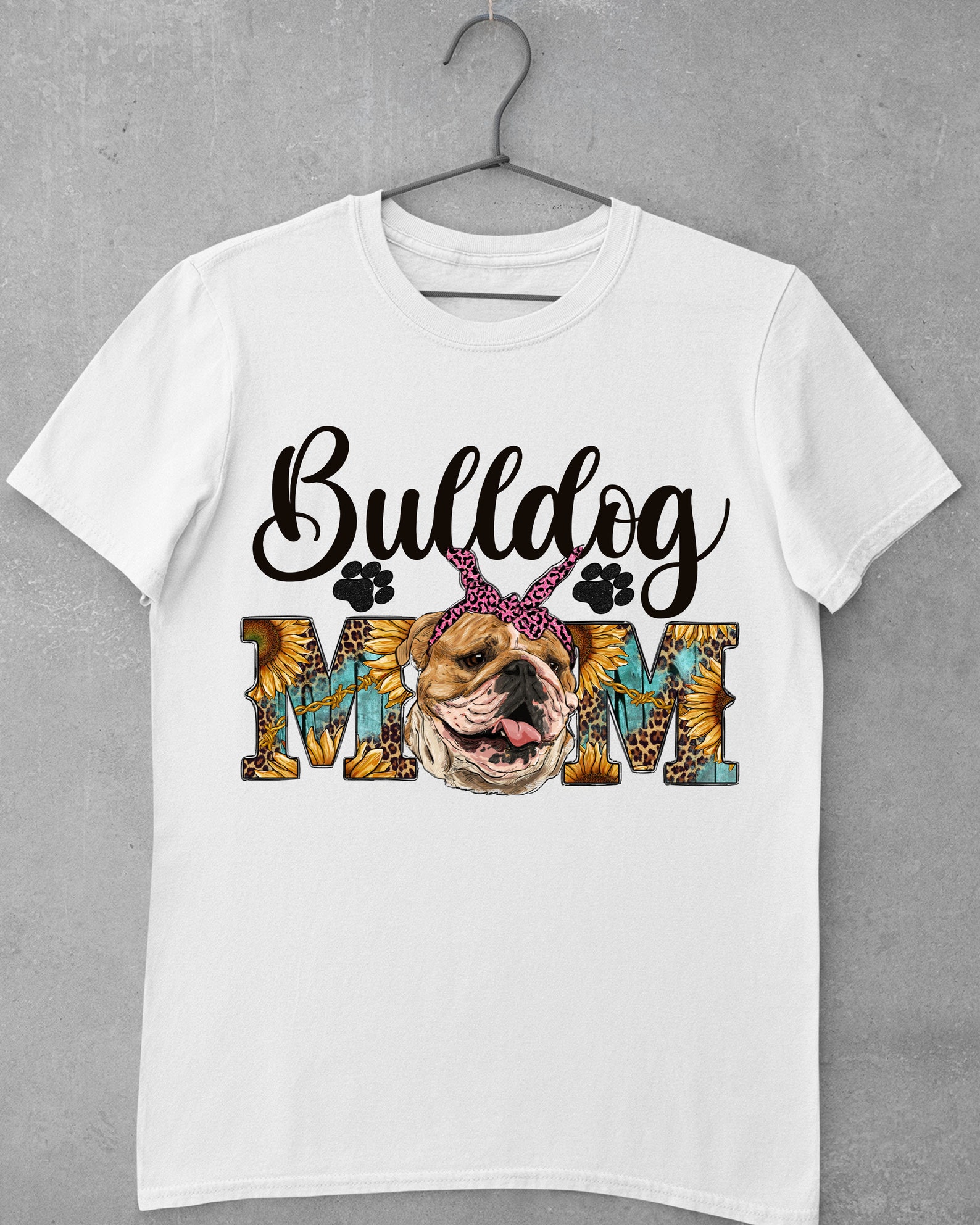 Western Bulldog Mom Png Sublimation Design English Bulldog - Etsy