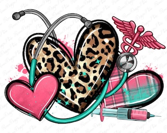 Nurse hearts png sublimation design download, Nurse png, Nurse life png, Nurse png design, Nursing png, sublimate designs download