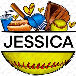 Personalized Softball png sublimation design download, Softball game png, sports png, game day png, sublimate designs download