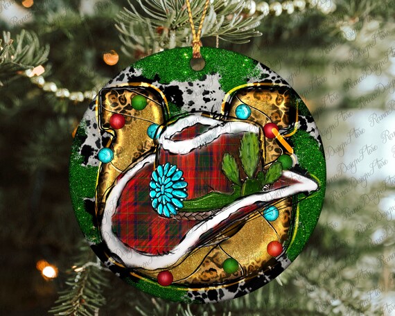 Cowboy Hat Christmas Ornament Png 