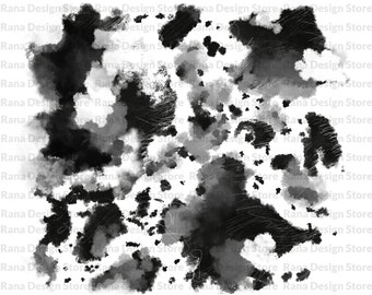 Black and White Cowhide Background Png, Cowhide Png, Digital Download, Western Background, Png Sublimation, Instant Download,
