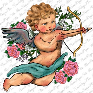 Hand Drawing Cupid Valentine&#39;s Day Png Sublimation Design, Cupid Png,Love Png,Cupid Valentine&#39;s Day Png,Valentine Cupid Png,Design Downloads