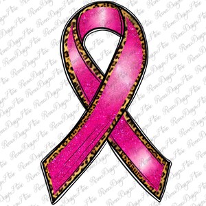 Breast Cancer Ribbon Png Sublimation Design, Pink Ribbon Png, Cancer Awareness Png, Breast Cancer Png, Cure Cancer Png, Instant Download