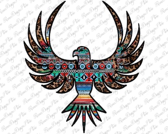 Aztec Leopard Thunderbird Png Sublimation Design, Aztec Thunderbird Png, Aztec Png, Thunderbird Png, Leopard Png, Instant download