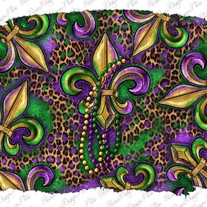 Mardi Gras Fleur De Lis Background Png Sublimation Design, Mardi Gras Png, Mardi Gras Fleur De Lis Png, Western Design Png, Digital Design