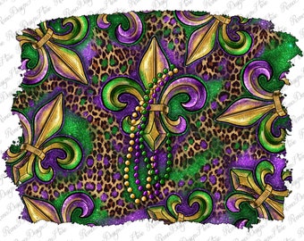 Mardi Gras Fleur De Lis Sfondo Png Sublimazione Design, Mardi Gras Png, Mardi Gras Fleur De Lis Png, Western Design Png, Digital Design