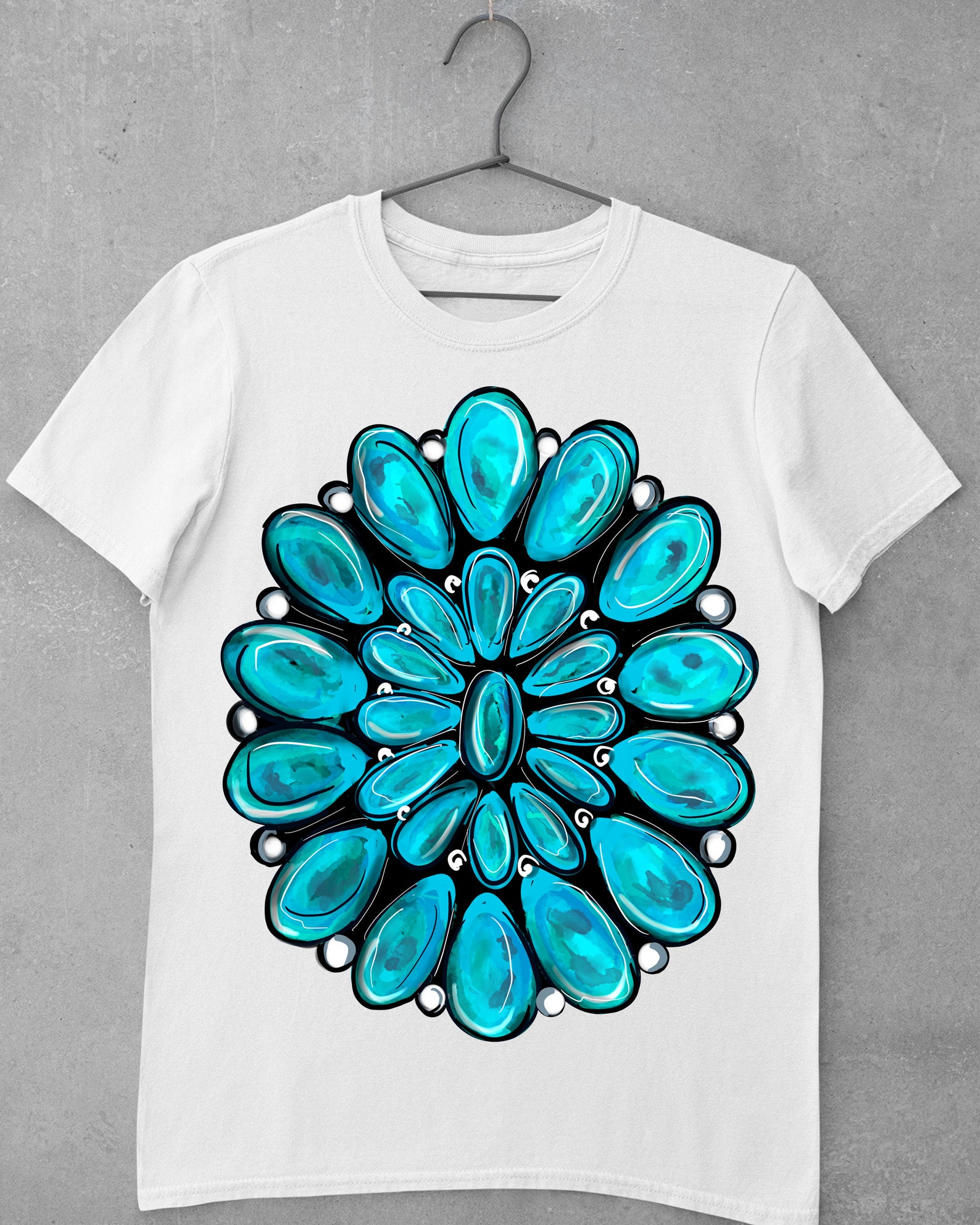 Turquoise Gemstone Jewelry PNG Gemstone Png File Western - Etsy