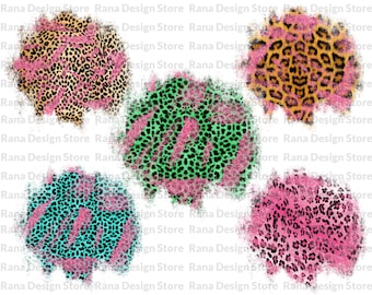 Distressed Leopard Patches Png,Distressed Leopard Sublimation Design background backsplash PNG,Pink Gliter,Background Png,Sublimation Png