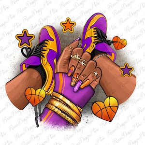 Basketball afro girl sneakers png sublimation design download, sneaker life png,black woman png, sneaker girl png,sublimate designs download