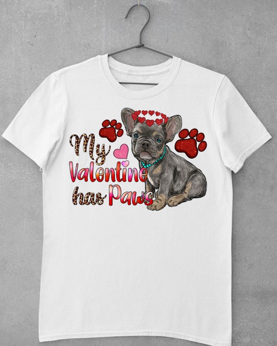 Maglietta Donna Collo A V Con Bulldog Francese E Girasoli – Divertente Regalo Per Amanti Dei Cani