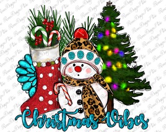 Christmas Vibes Png Sumblimation Design , Christmas Vibes Png, Xmas Vibes Png, Christmas Snowman Png, Xmas Snowman Png, Instant Download
