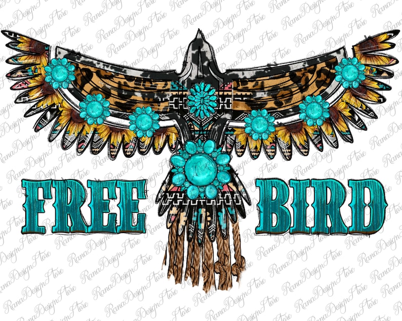 Thunderbird Png Sublimation Design Bundle, Gemstone Thunderbird Png, Turquoise Png, Thunderbird Bundle Png, Gemstone Png, Instant download image 2