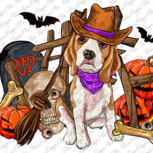 Halloween Beagle Dog Dog Png Sublimation Design, Halloween Dog Png, Halloween Png, Happy Halloween Png, Spooky Season Png, Digital Download
