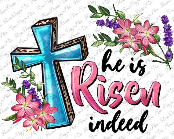 He Has Risen Floral Christian Trucker Cap He Has Risen Floral Christian Trucker Cap
