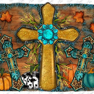 Fall Gemstone Cross Distressed Background Png Design, Fall Cross Png Gemstone Cross Png, Fall Pumpkin Png, Fall Png, Instant Download