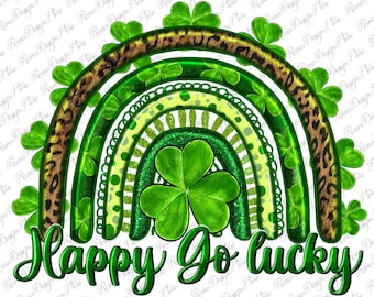 Día de San Patricio Happy Go Lucky Rainbow Png,Saint Patricks Png,Happy Go Lucky Png,Día de San Patricio,St Patricks Rainbow Png,Descarga instantánea