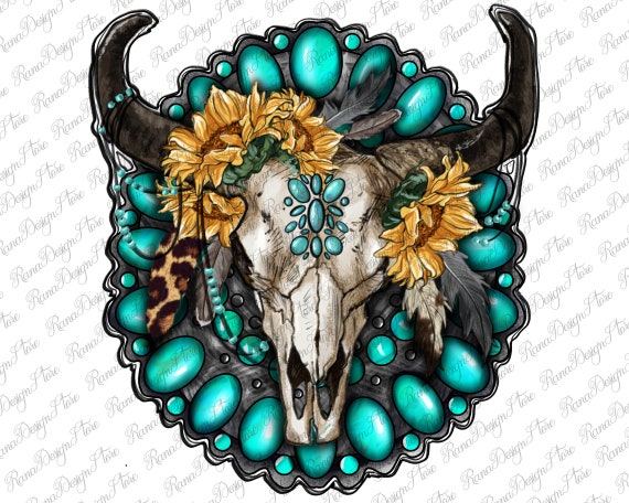 Gemstone Bull Skull Png Sublimation Design, Gemstone Bull Skull Png, Sunflower Bull Skull Png, Bull Skull Png, Gemstone Png,Instant Download