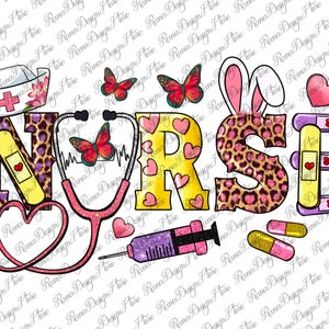 Easter Nurse Png Sublimation Design, Easter Sublimation Png,Easter Day Png,Easter Png, Easter Bunny Png, Nurse  Png Downloads