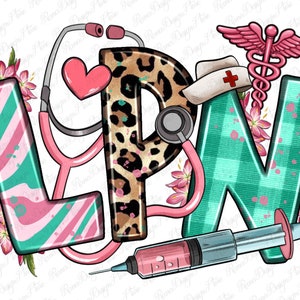 Floral LPN Licensed Practical Nurse png sublimation design download, Nurse life png, Nursing png, floral LPN png,sublimate designs download