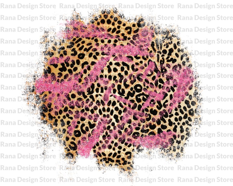 Distressed Leopard Patches Pngdistressed Leopard Sublimation - Etsy