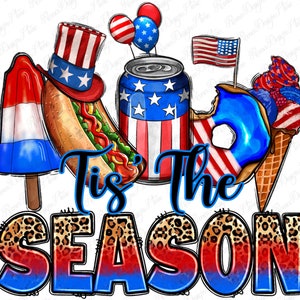 Tis &#39;the Jahreszeit png Sublimation Design download, Unabhängigkeitstag png, USA Flagge png, 4. Juli png, Sublimate designs download