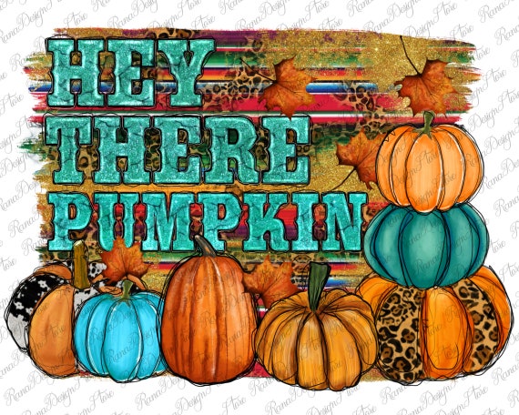 Hey There Pumpkin Png Distressed Background, Fall Vibes Png, Western Fall Pumpkin Png, Western Pumpkin Png, Pumpkin Png, Instant Download